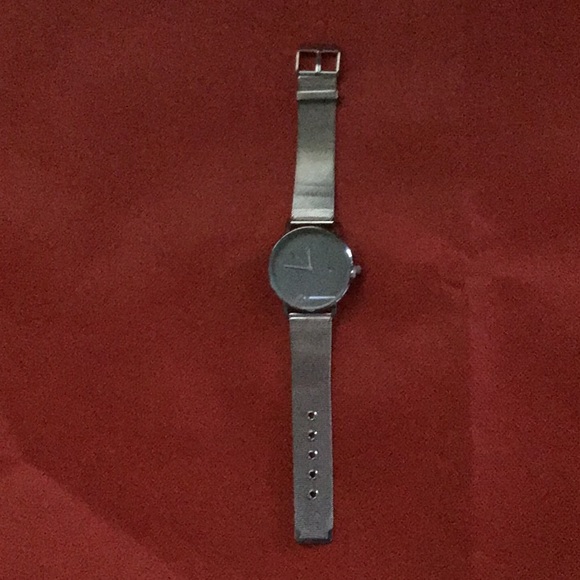 Geneva men’s Stainless Steel watch silver & Gray - Picture 3 of 6